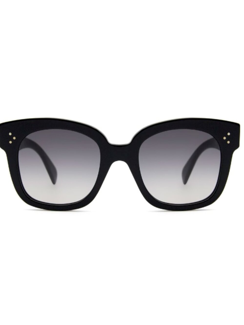 NWT Celine New Audrey Square Sunglasses in Shiny Black